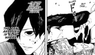 Azami checks the "corpse" (Image via Shueisha)
